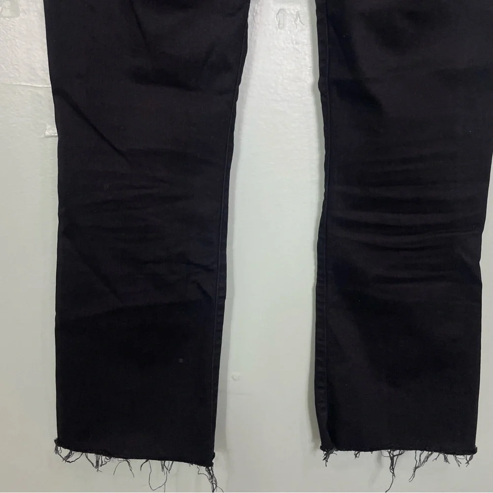 MOTHER The Hustler Ankle Fray Not Guilty Black Size 27 Straight‎